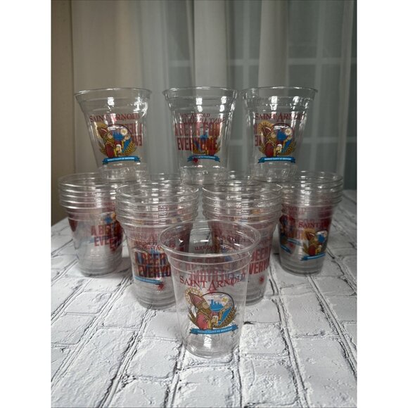 Other - Saint Arnold Brewery Beer Disposable Plastic Cup Lot of 34 Cups 12 Ounce